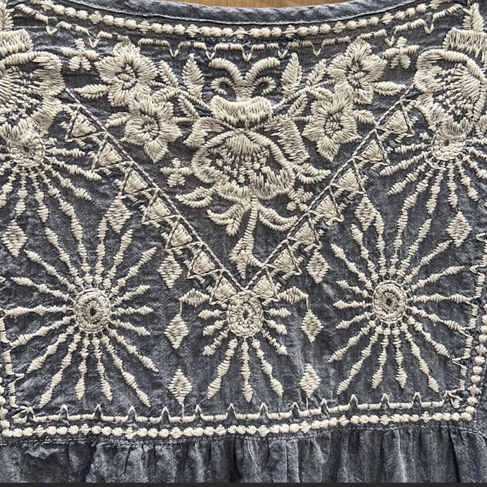 Johnny Was Workshop CIRO BOHO Top Medium - Picture 3 of 16